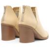 image:imageDREAM PAIRS Womens Ankle Boots Chunky Heel Pointed Toe Short Booties ShoesNudesuede