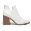 image:imageDREAM PAIRS Womens Ankle Boots Chunky Heel Pointed Toe Short Booties ShoesWhitepu