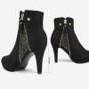 image:imageDREAM PAIRS Womens Ankle Boots High Stiletto Heel Booties Fashion Zipper Short BootsClassic Black
