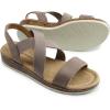image:imageDREAM PAIRS Womens Ankle Strap Low Wedge SandalsTaupe