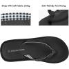 image:imageDREAM PAIRS Womens Arch Support Flip Flops Comfortable Soft Cushion Thong Sandals for Summer Beach Daily Casual WearBlack