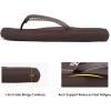 image:imageDREAM PAIRS Womens Arch Support Flip Flops Comfortable Soft Cushion Thong Sandals for Summer Beach Daily Casual WearBrown