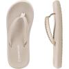 image:imageDREAM PAIRS Womens Arch Support Flip Flops Comfortable Soft Cushion Thong Sandals for Summer Beach Daily Casual WearCamel