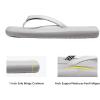 image:imageDREAM PAIRS Womens Arch Support Flip Flops Comfortable Soft Cushion Thong Sandals for Summer Beach Daily Casual WearGrey