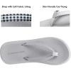 image:imageDREAM PAIRS Womens Arch Support Flip Flops Comfortable Soft Cushion Thong Sandals for Summer Beach Daily Casual WearGrey