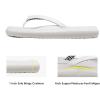 image:imageDREAM PAIRS Womens Arch Support Flip Flops Comfortable Soft Cushion Thong Sandals for Summer Beach Daily Casual WearWhite