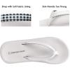 image:imageDREAM PAIRS Womens Arch Support Flip Flops Comfortable Soft Cushion Thong Sandals for Summer Beach Daily Casual WearWhite