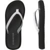 image:imageDREAM PAIRS Womens Arch Support Flip Flops Comfortable Soft Cushion Thong Sandals for Summer Beach Daily Casual WearWhiteBlack