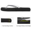 image:imageDREAM PAIRS Womens Arch Support Flip Flops Comfortable Soft Cushion Thong Sandals for Summer Beach Daily Casual WearWhiteBlack