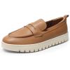 image:imageDREAM PAIRS Womens Arch Support Slip On LoafersBrownpu
