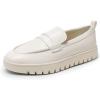 image:imageDREAM PAIRS Womens Arch Support Slip On LoafersWhitepu