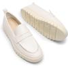 image:imageDREAM PAIRS Womens Arch Support Slip On LoafersWhitepu