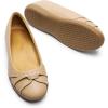 image:imageDREAM PAIRS Womens Ballet Flats Comfortable Round Toe Slip on Dressy Work Office Shoes with Arch SupportNude