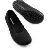 image:imageDREAM PAIRS Womens Ballet Flats Wide Toe Box Knit Flats for Women with Arch Support Comfortable Slip On Dressy Travel Work Business Office Shoes for WomenBlack