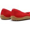 image:imageDREAM PAIRS Womens Ballet Flats Wide Toe Box Knit Flats for Women with Arch Support Comfortable Slip On Dressy Travel Work Business Office Shoes for WomenRed