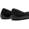 image:imageDREAM PAIRS Womens Ballet Flats Wide Toe Box Knit Flats for Women with Arch Support Comfortable Slip On Dressy Travel Work Business Office Shoes for WomenBlack