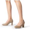 image:imageDREAM PAIRS Womens Block Heel Rounded Toe PumpsKhaki