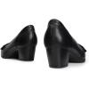image:imageDREAM PAIRS Womens Chunky Comfortable Closed Toe Low Block Heels Work Round Toe Dress Wedding Adjustable Slip On Pumps ShoesBlack