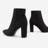 image:imageDREAM PAIRS Womens Chunky Heel Ankle Booties Pointed Toe Short BootsBlack