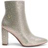 image:imageDREAM PAIRS Womens Chunky Heel Ankle Booties Pointed Toe Short BootsGold