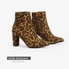 image:imageDREAM PAIRS Womens Chunky Heel Ankle Booties Pointed Toe Short BootsLeopard