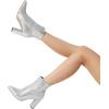 image:imageDREAM PAIRS Womens Chunky Heel Ankle Booties Pointed Toe Short BootsRhinestone