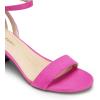 image:imageDREAM PAIRS Womens Chunky Low Heels Open Round Toe Ankle Strap Block Heels Party Dress Wedding SandalsHot Pink
