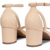 image:imageDREAM PAIRS Womens Chunky Low Heels Open Round Toe Ankle Strap Block Heels Party Dress Wedding SandalsNude