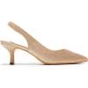 image:imageDREAM PAIRS Womens Closed Toe Kitten Heels Pointed Toe Slingback Low Heels Dress Bridal Wedding Pumps ShoesGoldglitter