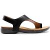 image:imageDREAM PAIRS Womens Comfortable Cork Footbed Arch Support Sandals Casual to Dressy Thong Walking Flat Sandals for SummerBlack