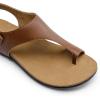 image:imageDREAM PAIRS Womens Comfortable Cork Footbed Arch Support Sandals Casual to Dressy Thong Walking Flat Sandals for SummerBrown