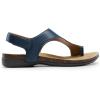 image:imageDREAM PAIRS Womens Comfortable Cork Footbed Arch Support Sandals Casual to Dressy Thong Walking Flat Sandals for SummerNavy