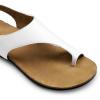 image:imageDREAM PAIRS Womens Comfortable Cork Footbed Arch Support Sandals Casual to Dressy Thong Walking Flat Sandals for SummerWhite