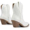 image:imageDREAM PAIRS Womens Cowboy Ankle Boots Western Booties Low Heel Pointed Toe Cowgirl BootsWhiteembroidery