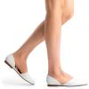 image:imageDREAM PAIRS Womens Elegant Dressy Flats Shoes Pointed Toe Casual Comfort Slip on Walking Flats for WomenWhitepu