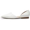 image:imageDREAM PAIRS Womens Elegant Dressy Flats Shoes Pointed Toe Casual Comfort Slip on Walking Flats for WomenWhitepu