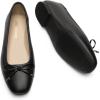 image:imageDREAM PAIRS Womens Flats Square Toe Ballet Flats Comfortable Casual Ballerina Flat Dress Shoes with Bow Suitable for Dressy Business Casual Work OfficeBlack