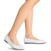 image:imageDREAM PAIRS Womens Flats Square Toe Ballet Flats Comfortable Casual Ballerina Flat Dress Shoes with Bow Suitable for Dressy Business Casual Work OfficeWhite