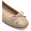 image:imageDREAM PAIRS Womens Flats Square Toe Ballet Flats Comfortable Casual Ballerina Flat Dress Shoes with Bow Suitable for Dressy Business Casual Work OfficeNude