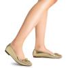 image:imageDREAM PAIRS Womens Flats Square Toe Ballet Flats Comfortable Casual Ballerina Flat Dress Shoes with Bow Suitable for Dressy Business Casual Work OfficeGold