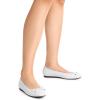 image:imageDREAM PAIRS Womens Flats Square Toe Ballet Flats Comfortable Casual Ballerina Flat Dress Shoes with Bow Suitable for Dressy Business Casual Work OfficeWhite