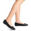 image:imageDREAM PAIRS Womens Flats Square Toe Ballet Flats Comfortable Casual Ballerina Flat Dress Shoes with Bow Suitable for Dressy Business Casual Work OfficeBlack