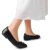 image:imageDREAM PAIRS Womens Foldable Flats Shoes Pointed Toe Ballet Flats Bowknot Comfort Slip on Dress ShoesBlack