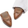 image:imageDREAM PAIRS Womens Foldable Flats Shoes Pointed Toe Ballet Flats Bowknot Comfort Slip on Dress ShoesBrown