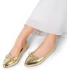 image:imageDREAM PAIRS Womens Foldable Flats Shoes Pointed Toe Ballet Flats Bowknot Comfort Slip on Dress ShoesGold