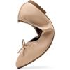 image:imageDREAM PAIRS Womens Foldable Flats Shoes Pointed Toe Ballet Flats Bowknot Comfort Slip on Dress ShoesNude