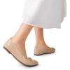 image:imageDREAM PAIRS Womens Foldable Flats Shoes Pointed Toe Ballet Flats Bowknot Comfort Slip on Dress ShoesNude
