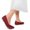 image:imageDREAM PAIRS Womens Foldable Flats Shoes Pointed Toe Ballet Flats Bowknot Comfort Slip on Dress ShoesRed