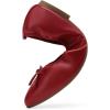 image:imageDREAM PAIRS Womens Foldable Flats Shoes Pointed Toe Ballet Flats Bowknot Comfort Slip on Dress ShoesRed