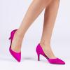 image:imageDREAM PAIRS Womens High Heel Closed Toe PumpsHot Pinksatin